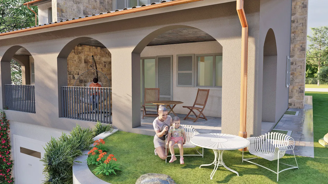 Foto 3 di 31 - Villa a schiera in vendita a Todi