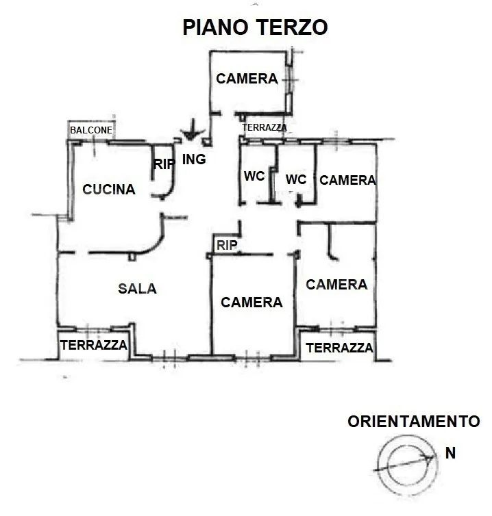 Foto 2 di 2 - Appartamento in vendita a Poggibonsi