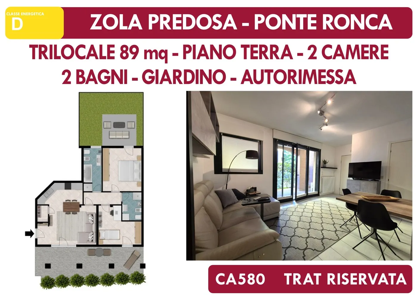 Appartamento in vendita a Zola Predosa
